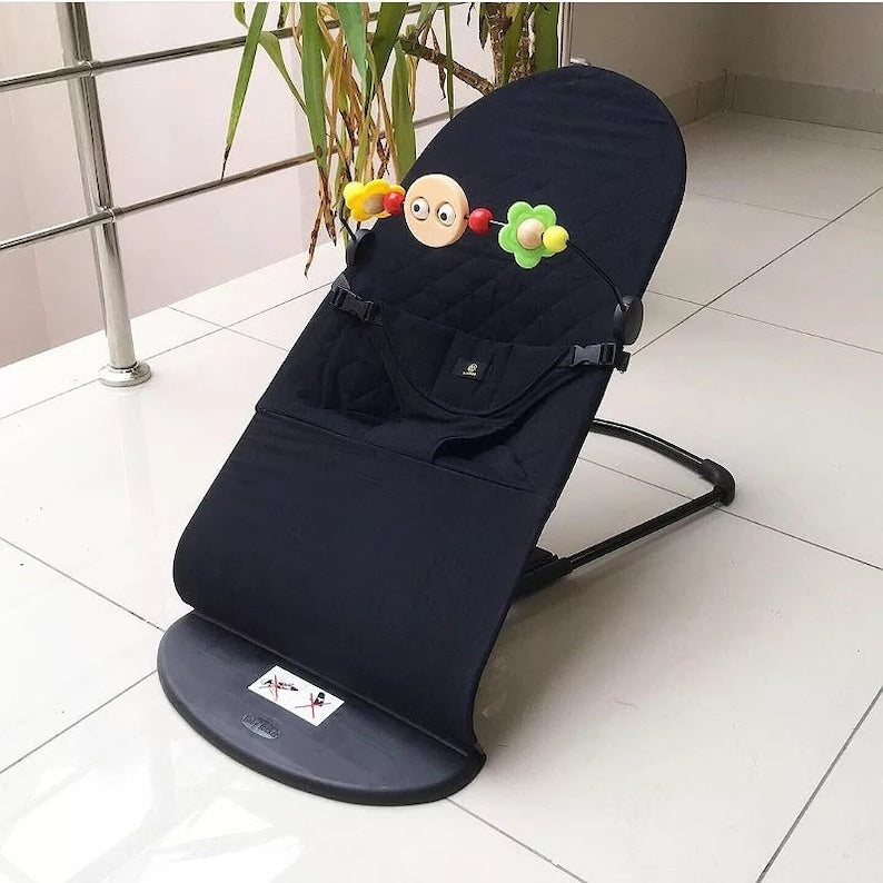 Two Pack Blue & Red Bouncer Replacement Cover - Soft Cotton