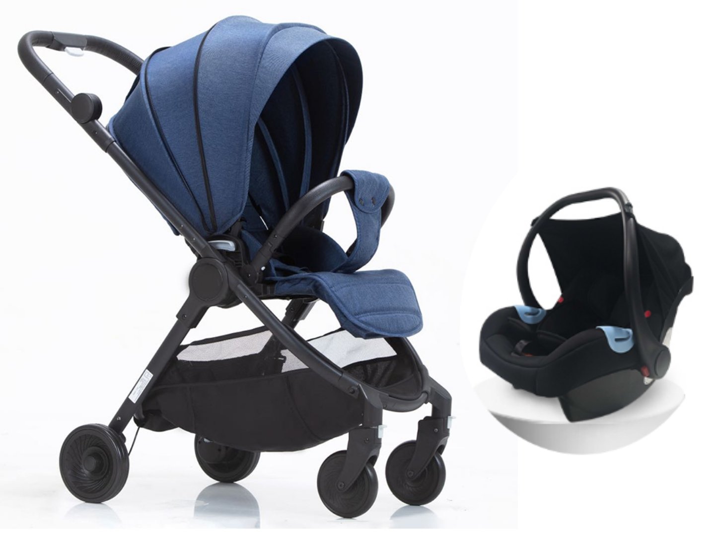 Baby Jogger City Tour Lightweight Stroller & Carseat - Travel 3 in 1