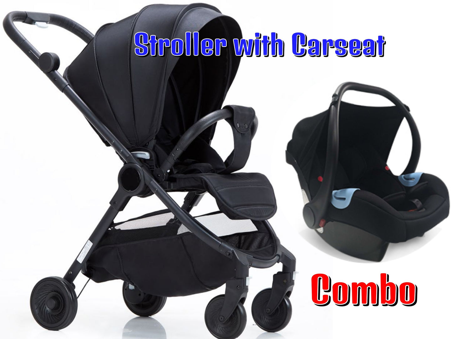 Baby Jogger City Tour Lightweight Stroller & Carseat - Travel 3 in 1