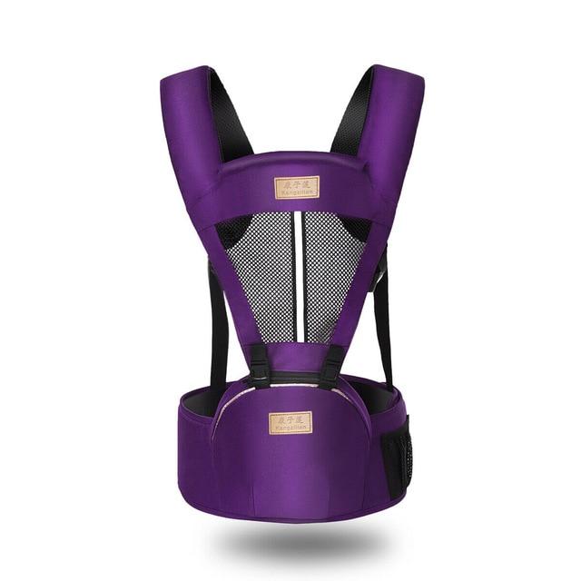 Baby Carrier Kangaroo With Hip Seat - Soft Breathable Adjustable