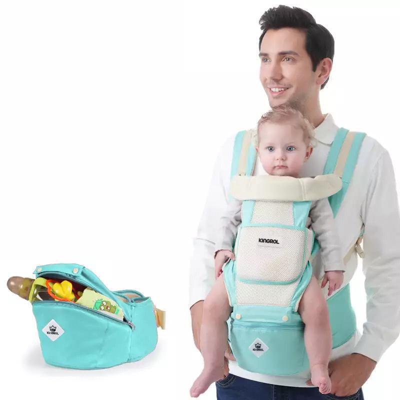 Baby Kangaroo Carrier 10 In 1 With Hipseat - Backpack Breathable Multifunctional From Newborn To Toddler