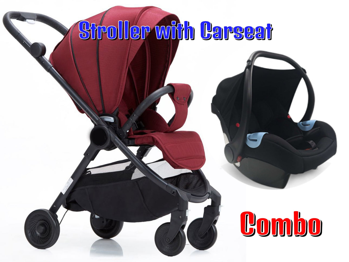 Baby Jogger City Tour Lightweight Stroller & Carseat - Travel 3 in 1